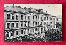Postcard Döbeln 1915 Gymnasium School (181665 picture