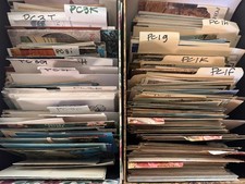 LAEGE Lot of 560+ Vintage Midcentury USA Europe postcards, unused Some Used picture