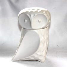 Creme Satin-Finish Stoneware Jonathan Adler Menagerie Owl Canister picture