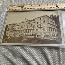 Antique Cabinet Card Photo J Deppeler Bahnhofstrasse Biel Swiss Architecture picture