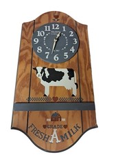 VTG Elgin Cow Clock Habersham Country Collection Farm 1987 Cottage Granny Core picture