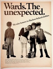 1960s Montgomery Ward Print Ad Vintage Fashion Ads Kids Teen Clothes picture