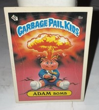 Vintage 1985 Topps Garbage Pail Kids Stickers Adam Bomb #1a picture