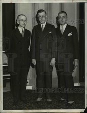 1933 Press Photo John Meyer, Charles Butler and Verne Joy picture