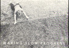 Funny Postcard “ MAKING SLOW PROGRESS” Vintage  Black & White, Rare-Out Of Print picture