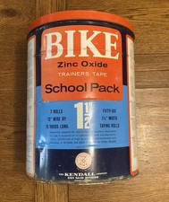 RARE Vintage BIKE Zinc Oxide Trainers Tape KENDALL Bike Division Tin Can picture