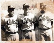 RARE CUBA CUBAN BASEBALL NATIONAL TEAM PLAYERS PORTRAIT 1950s ORIG PHOTO MA75 picture