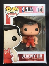 Funko Pop NBA Houston Rockets Jeremy Lin #14 Vaulted RARE w/ Pop Protector picture