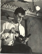 TRAGIC POLISH LEADING ACTOR ZBIGNIEW CYBULSKI, RARE SIGNED VINTAGE PHOTO. picture