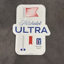 Michelob Ultra Golf Tin Sign 2026 23X17 1/4 19TH Hole picture