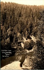 RPPC Eel River from Lilly Redmond Grove California CA UNP Postcard D8 picture