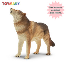 Toymany Standing Grey Wolf Figurine Toy picture