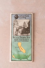 Vintage y2k Pacific Coast California Adventure Bicycling Touring Guidemap picture