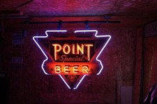 New Point Special Beer Triangle Neon Sign 24
