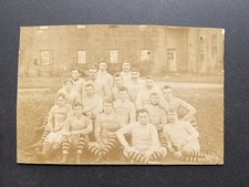 Antique 1870s Delaware College Football Cabinet Photo Early Uniforms  picture