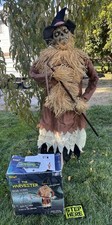 Spirit Halloween The Harvester Animatronic Horror Prop Scarecrow Fully Working picture