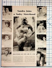 1960s Magazine Page Sandra Jayne Mansfield & Arrow Vodka Ad Vintage Ephemera picture