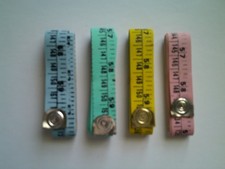 Vintage Tailor Sewing Tape Measures made in India Lot of 4 picture