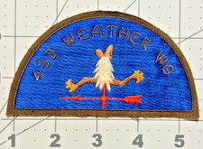 Japan Made Army Air Force 43rd Weather Wing Occupied Japan Patch Inv# K6380 picture