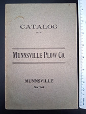 c1907 Munnsville Plow Co Catalog No 55 Farm Implements Original New York picture