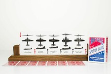 Spotter Cards, Reissue, WW II Aircraft, Bicycle Brand, Red, USA  MIS-0103-R picture