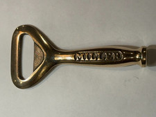 Vintage Miller Brewing Co High Life Beer Bottle Opener Brass Muddler M-19-2 picture