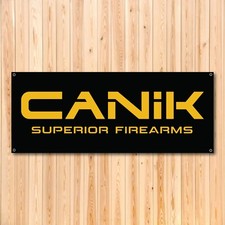 CANIK GUN LOGO 5X2 FT VINYL BANNER MAN CAVE / GUN ROOM picture