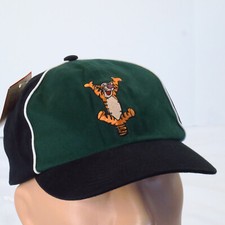 Walt Disney World Strapback Hat VTG Bouncing Tigger Green Black Baseball NWT picture