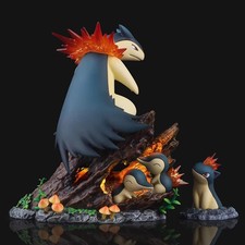 Pokemon Typhlosion Anime Figure PVC Model Collectible Desk Toy Gift for Kids picture