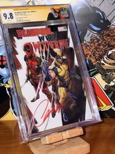 Deadpool & Wolverine WWIII #1 CGC SS 9.8 J Scott Campbell Signed Variant 2024 picture