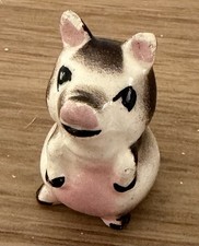 Hagen Renaker Piglet Sitting Up Miniature Figurine Vintage Monrovia Chipped Ears picture
