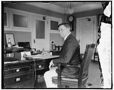Photo:E.N. Hurley Seated at Desk in Office Portrait picture