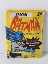 1966 TOPPS BATMAN WAX PACK VERY RARE MT picture
