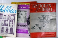 Mixed Lot 15 Vintage Magazines Journaling Antiques Journal Hobbies Retro Paper picture
