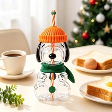 2026 Snoopy x Starbucks Glass Cold Cup Fan Made Pre-Order picture