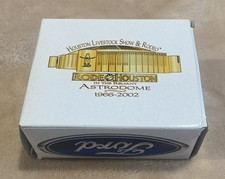1966 - 2002 Houston Livestock Show & Rodeo In Astrodome Lapel Pin NIB  picture