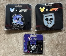 Disney x Formula 1 F1 Velocity Mickey Minnie Mouse Collection Pin Set – 2026 picture