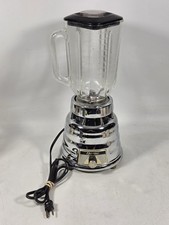 Vintage MCM Oster Osterizer 2 Speed Chrome Beehive Blender Model 233, 425W  picture
