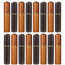 16 PCS Wooden Needle Case, Sewing Needle Holder Tube, Portable Needle Storage Ca picture