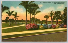 Bartlett Park St. Petersburg Florida The Sunshine City Postcard PC367 picture