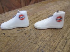 vintage gulf oil gasoline key chain white sneaker shoe picture