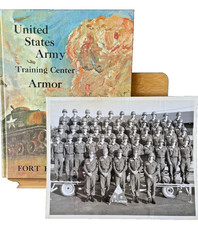 US Army Training Center Armor Yearbook Fort Knox KY w/ Photo 3rd Platoon picture