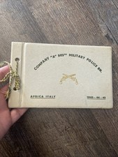 Rare WW2 US Unit  History Book 803rd Military Police Bn picture
