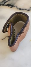 Vintage/Rare Safariland Model 371 Speed Loader Case (Leather) Tan, OLD-BUT-NEW  picture