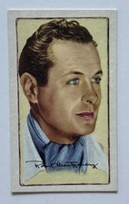 Gallaher Signed Portraits Famous Stars Robert Montgomery Tobacco Card CC18 picture