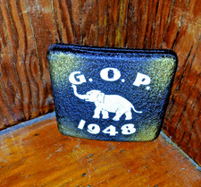 Very Rare 1948 GOP Cigarette Case Thomas Dewey Earl Warren None online or Ebay picture