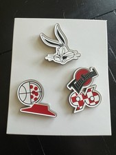 Space Jam 30th Anniv  3 Metal Pins Badges Pizza Hut Collab Looney Tunes picture