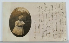 RPPC Williston VT Bertice 1906 to Pope in Greensboro Bend Postcard K13 picture