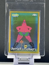  /50 2025 Topps Chrome SpongeBob SquarePants #191 Patrick's Fishnets Gold #30/50 picture