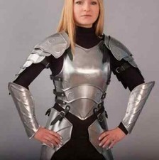 Lady Cuirass Costume Armor Knight Female Fantasy Costume steel Armor picture